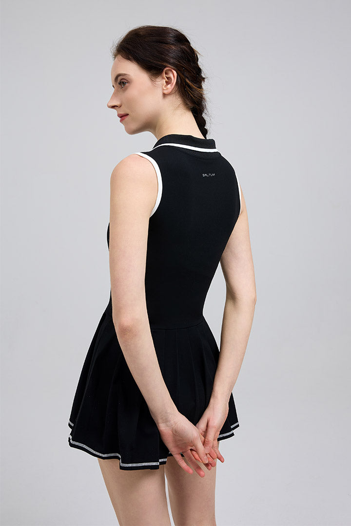 FlexEase™ Tennis Polo Dress - SALTUM SPORTS