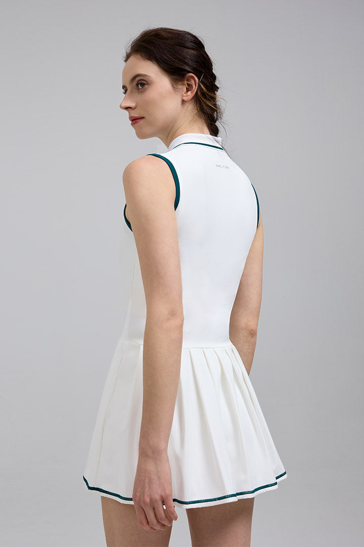 FlexEase™ Tennis Polo Dress - SALTUM SPORTS