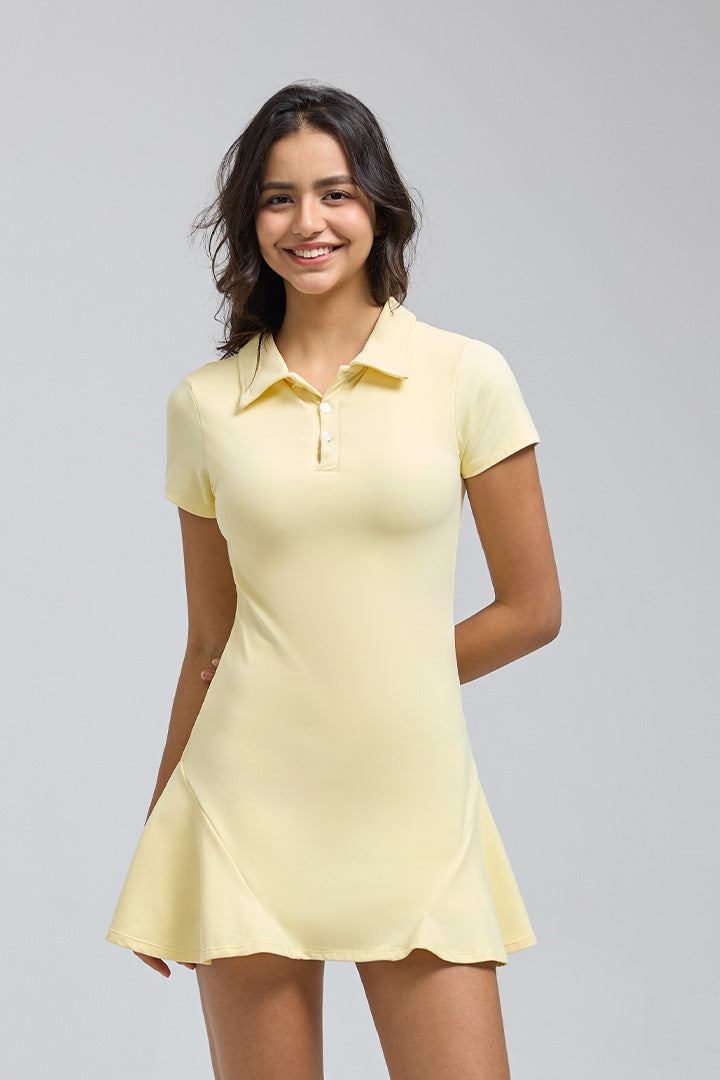 Saltum - FlexEase™ 2.0 Short Sleeve Tennis Dress - SALTUM