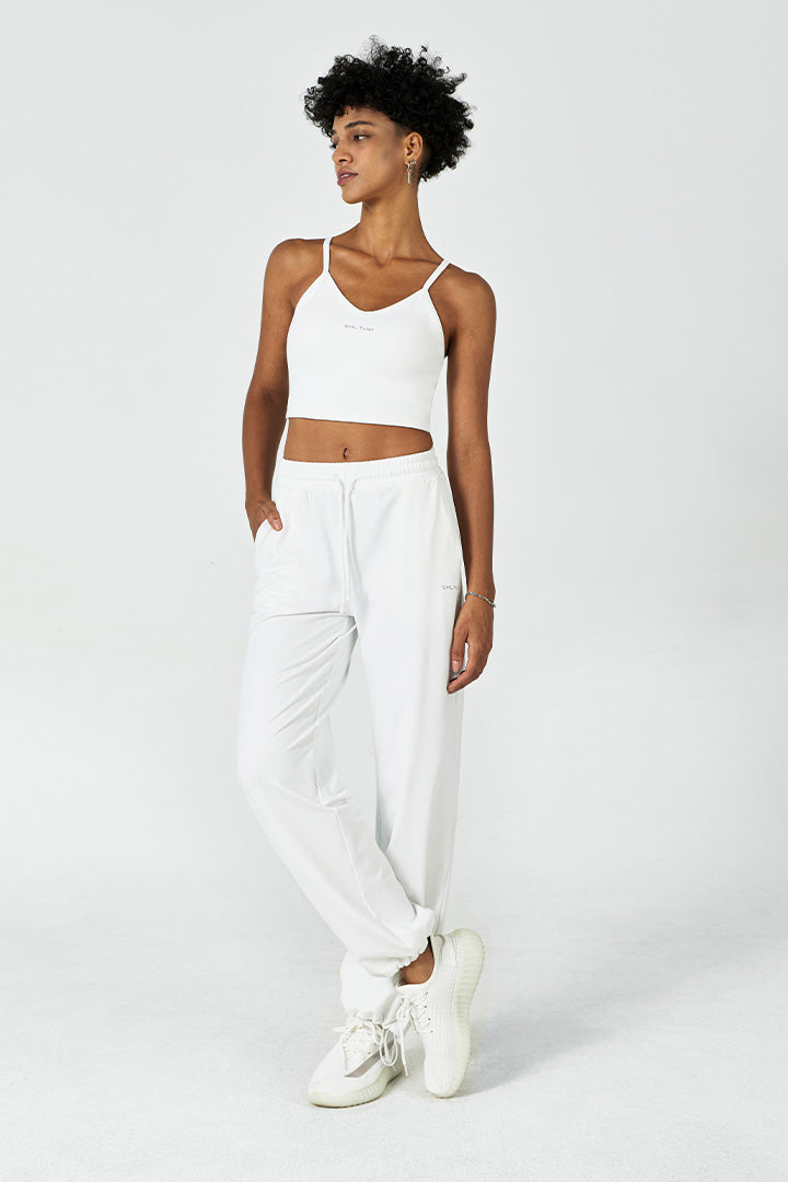 CloudFleece™ Adjustable Cropped Cami & Sweatpant Set - SALTUM SPORTS
