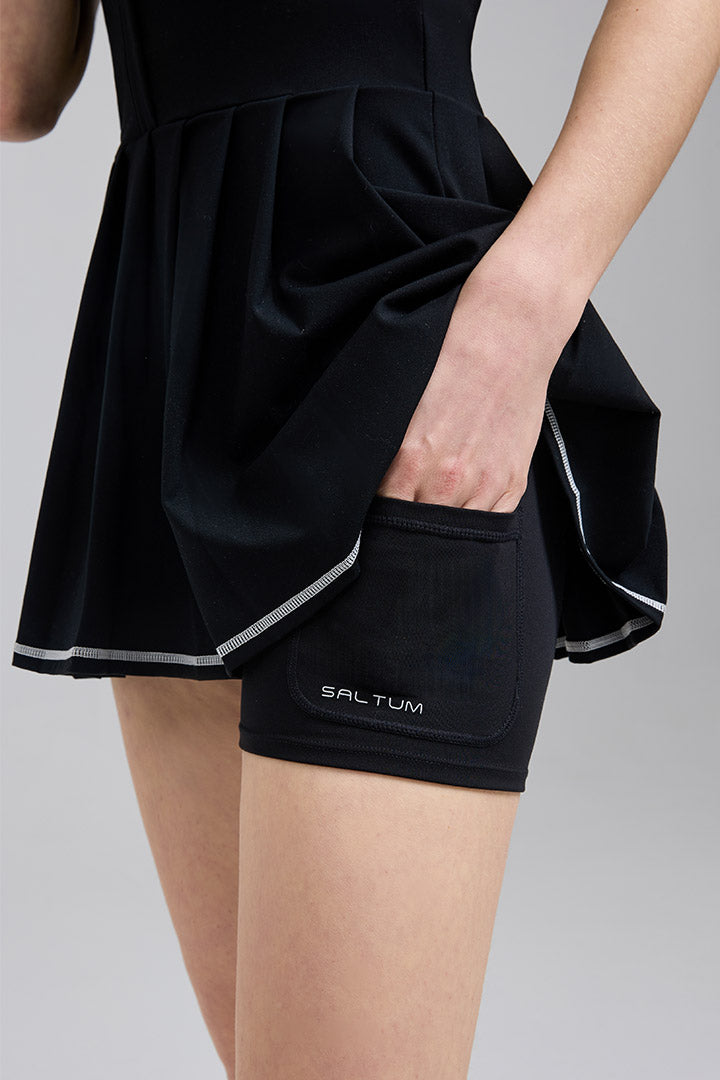 FlexEase™ Tennis Polo Dress - SALTUM SPORTS