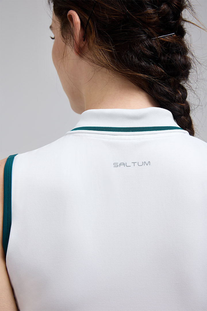 FlexEase™ Tennis Polo Dress - SALTUM SPORTS