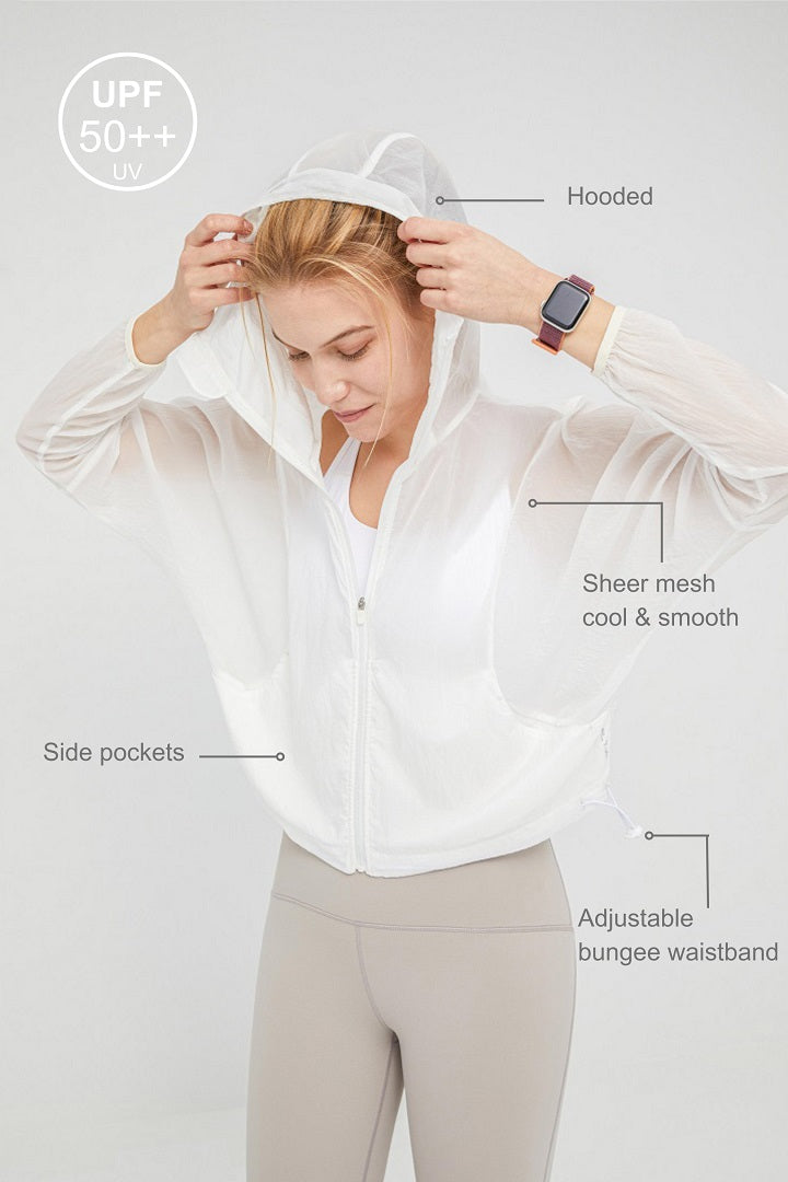 Saltum - Lightweight UV Protection Jacket with Hood for Women -Saltum - Lightweight UV Protection Jacket with Hood for Women - SALTUM SPORTSSaltum - Lightweight UV Protection Jacket with Hood for Women - SALTUM SPORTS-haloallure.com