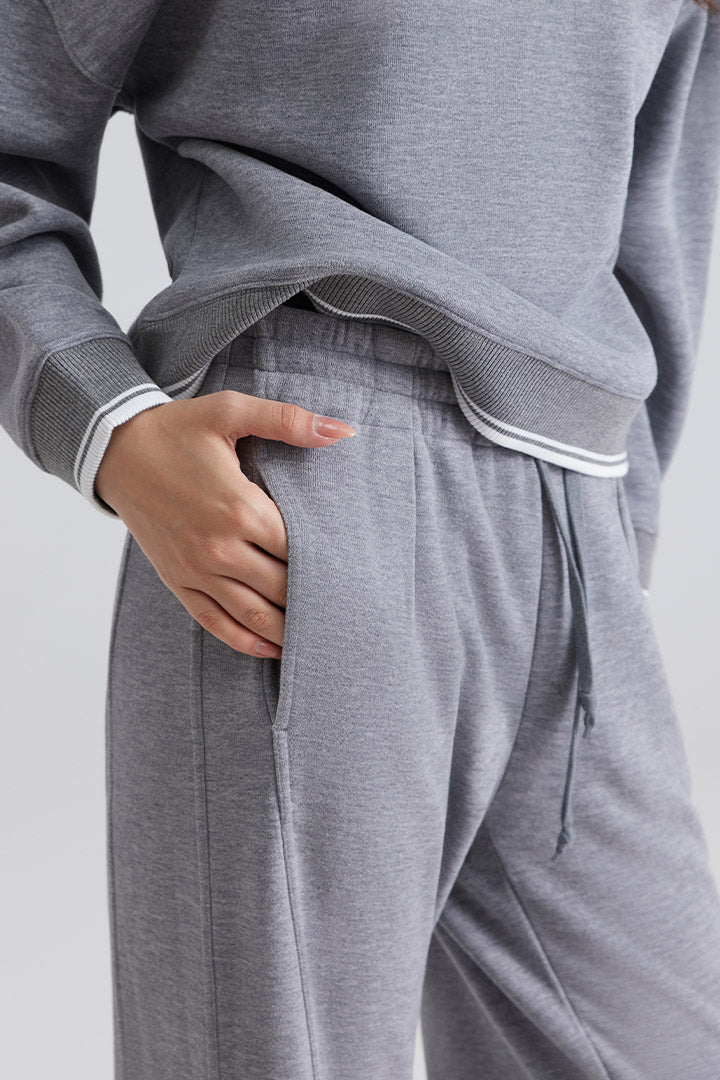 Saltum sweatpants with side pockets elastic waistband